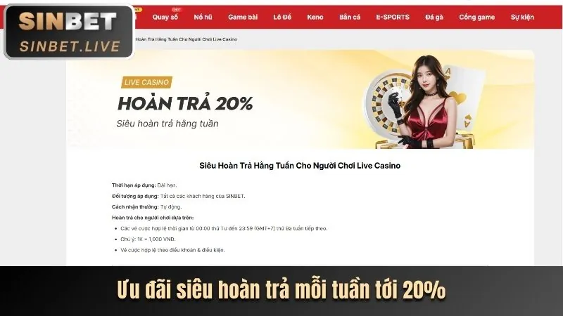 Hoàn trả hàng tuần 8kbet8 win